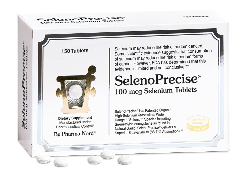 Pharma Nord SelenoPrecise Organic Selenium Supplement front view