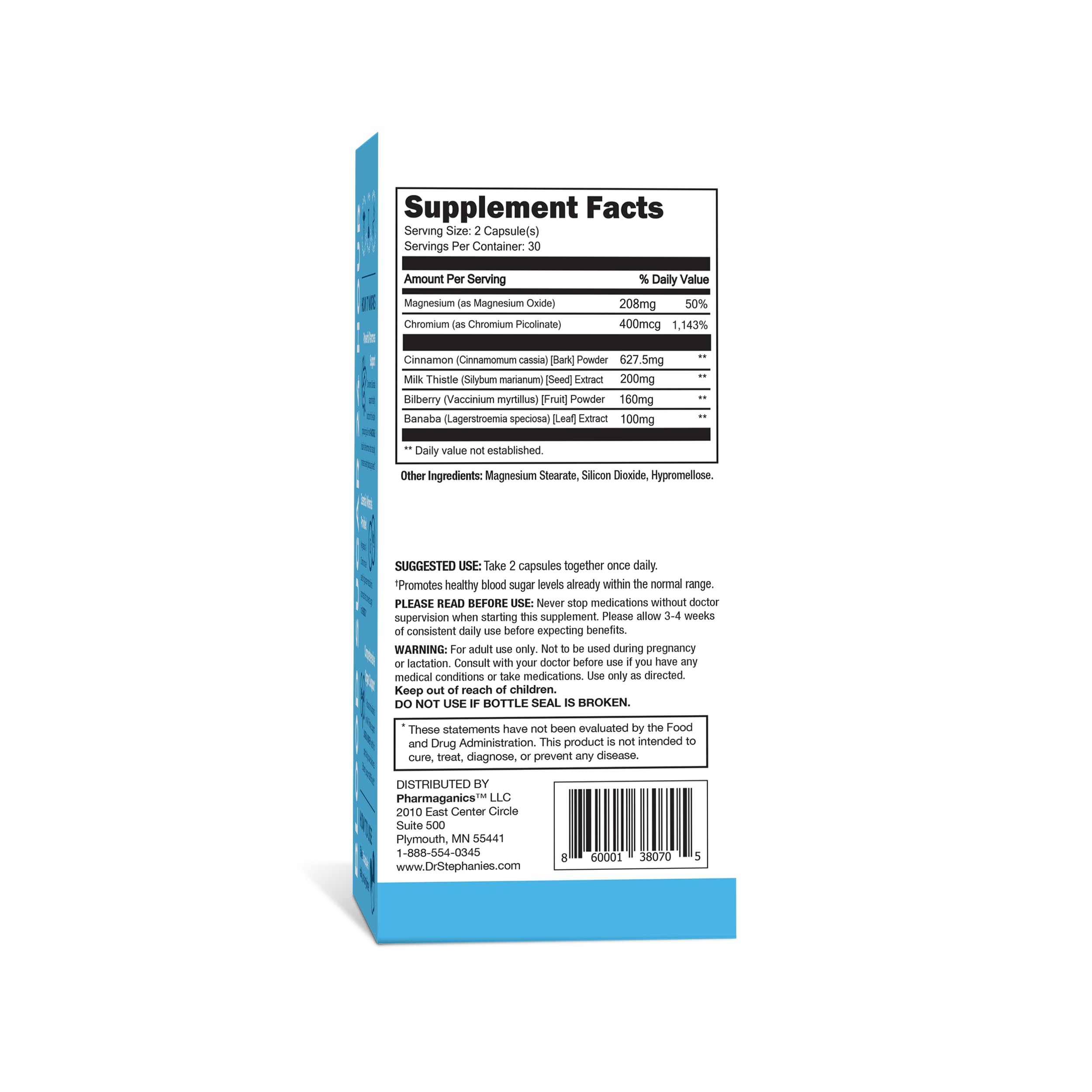 Pharmaganics 6-in-1 Blended Vitamin & Mineral Supplement packaging
