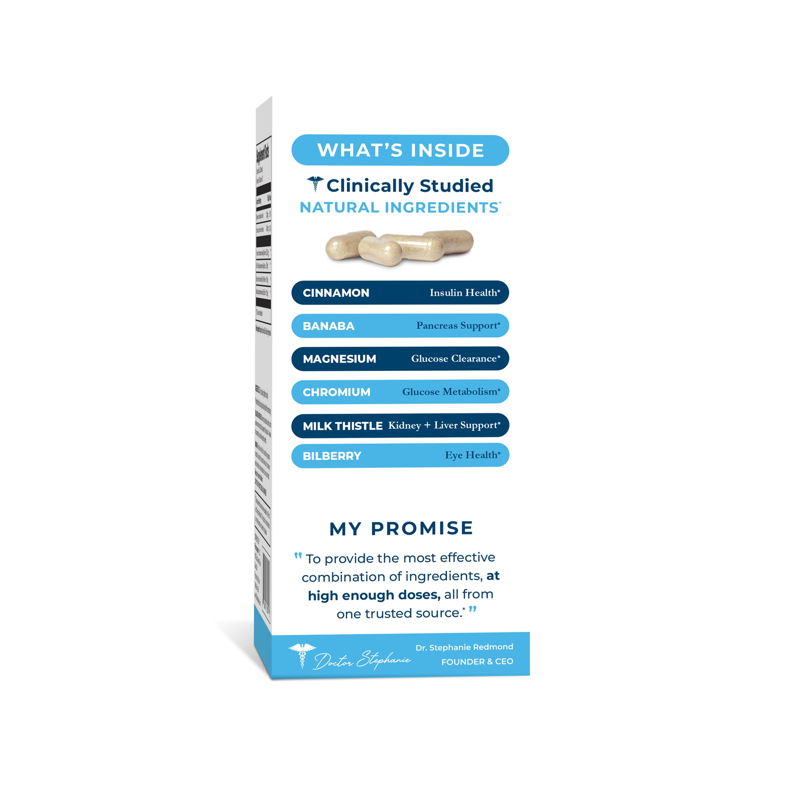 Pharmaganics 6-in-1 Blended Vitamin & Mineral Supplement side view