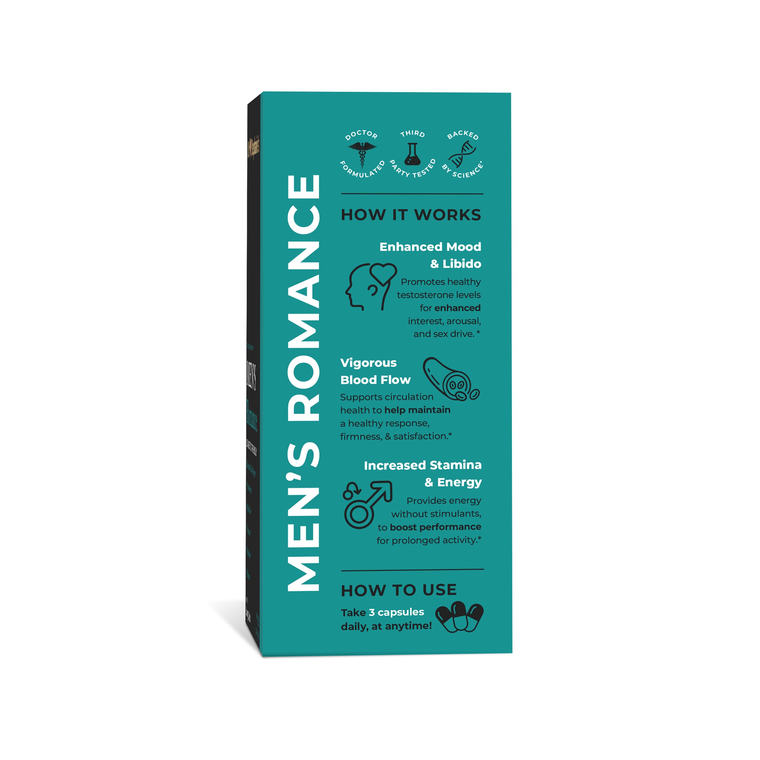 Pharmaganics Tribulus Supplement 118g side view