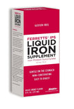 Pharmics Ferretts IPS Liquid Iron Supplement 322g bottle with black cherry flavour description