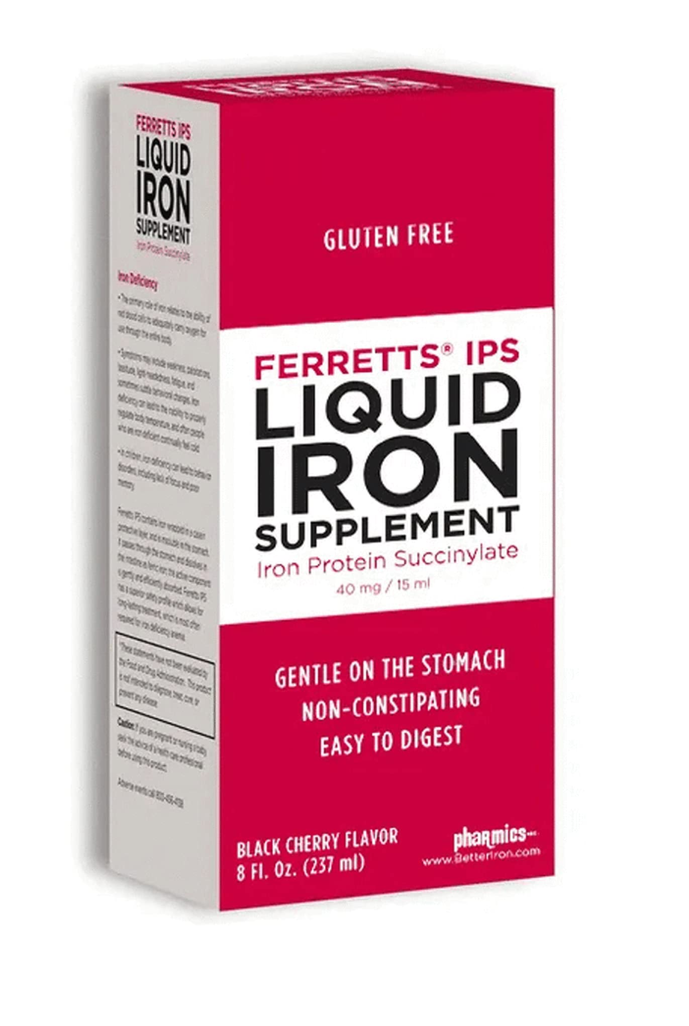 Pharmics Ferretts IPS Liquid Iron Supplement 322g front view