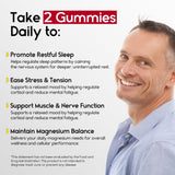 Pharmlitalia Magnesium Glycinate Gummies 400mg close-up of gummies