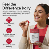 Pharmlitalia Magnesium Glycinate Gummies 400mg with a measuring spoon