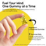 Pharmlitalia Magnesium L-Threonate Gummies on a kitchen counter