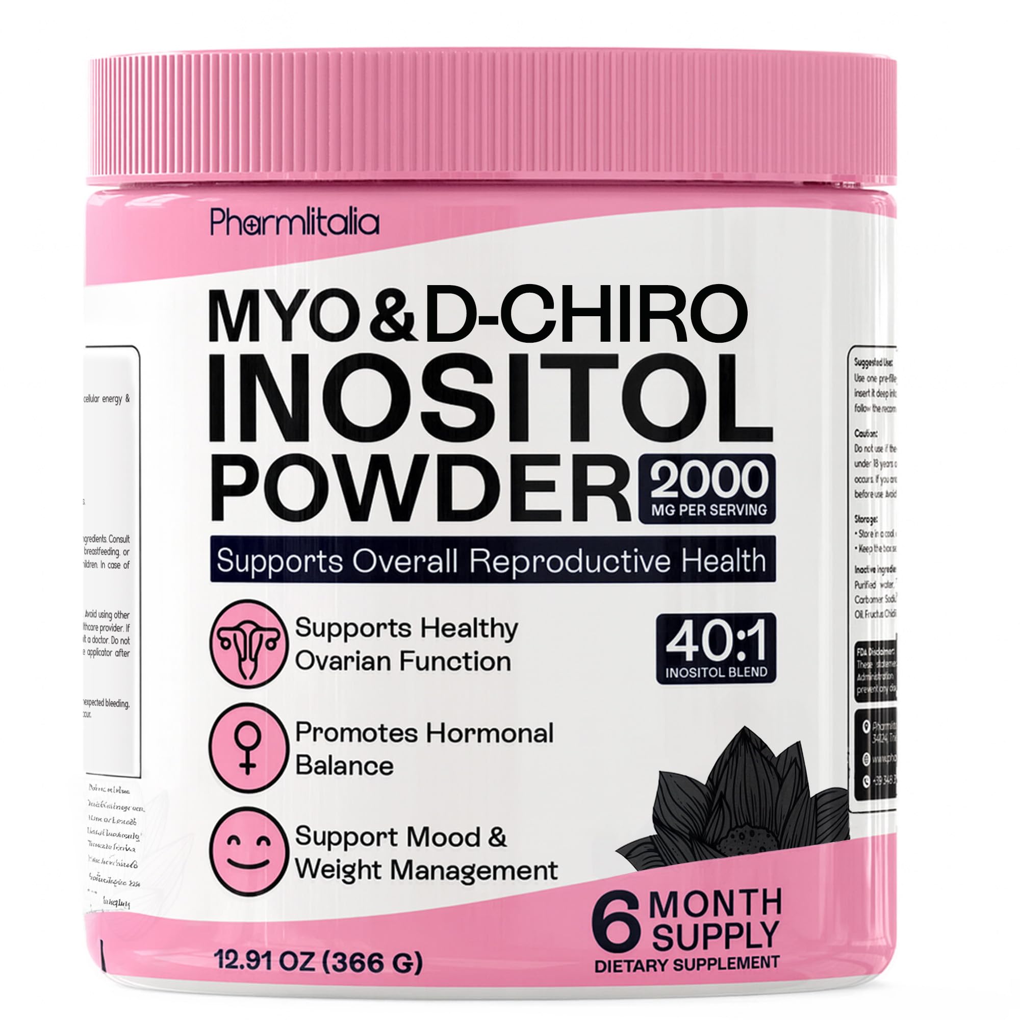 Pharmlitalia Myo Inositol Powder 2000mg front view