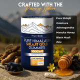 Pharmlitalia Shilajit Gummies on a wooden table