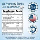 PhenAprin TX7 L-Leucine Supplement back view with ingredient list