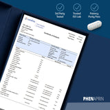 PhenAprin TX7 L-Leucine Supplement close-up of tablets