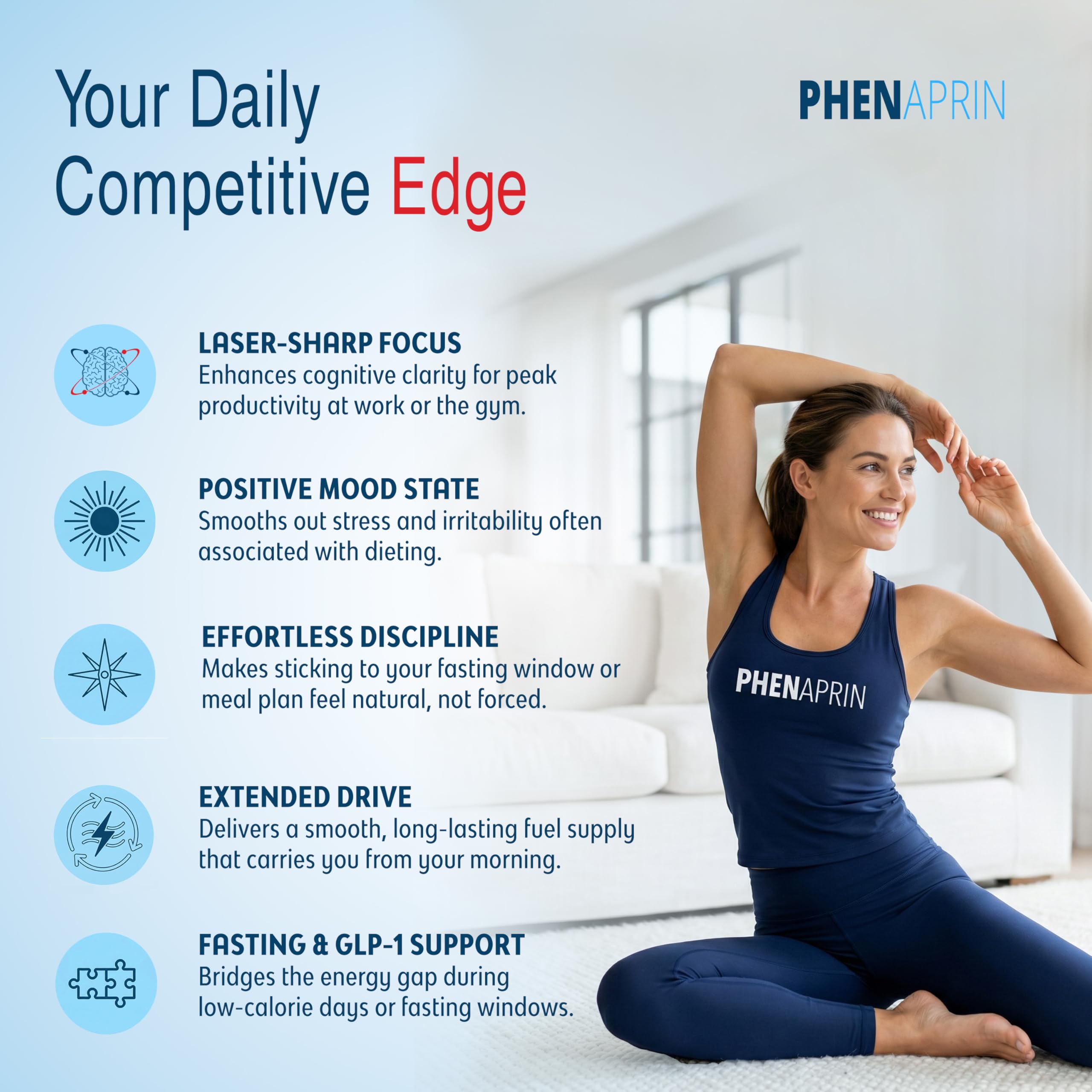 PhenAprin TX7 L-Leucine Supplement in a gym setting