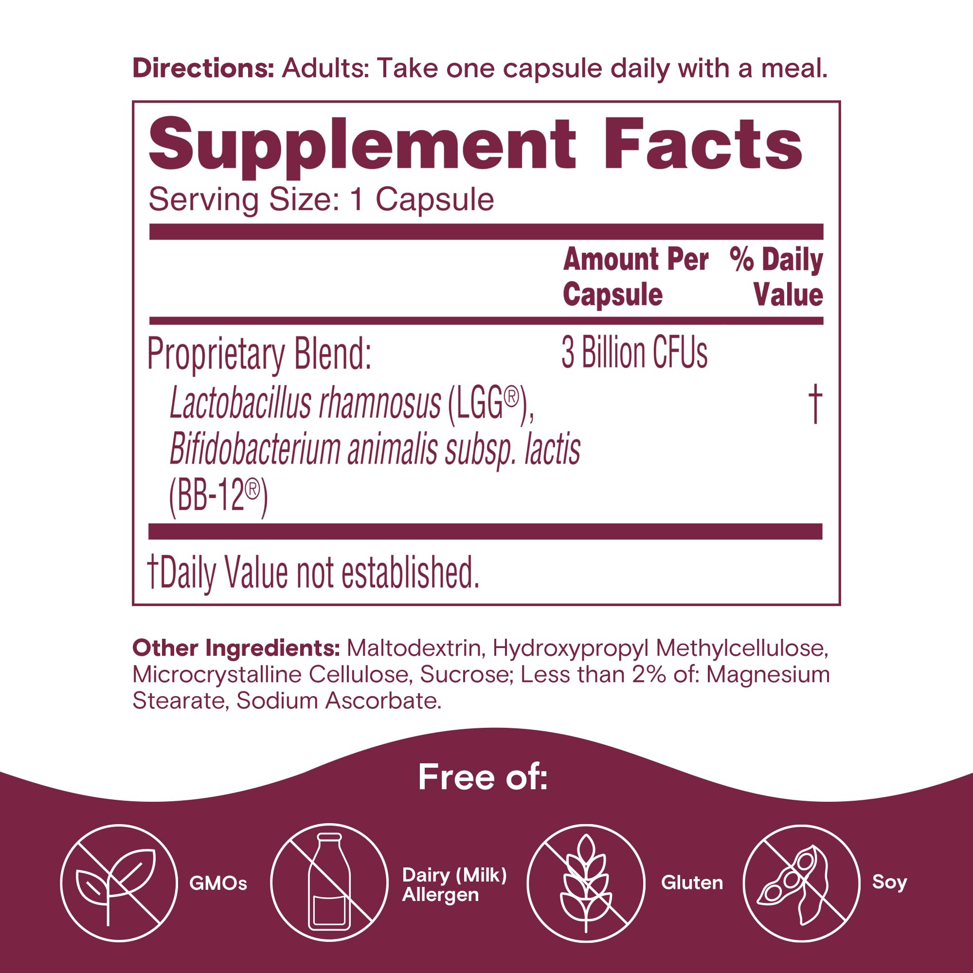 Phillips' Colon Health Daily Probiotic capsule on a spoon