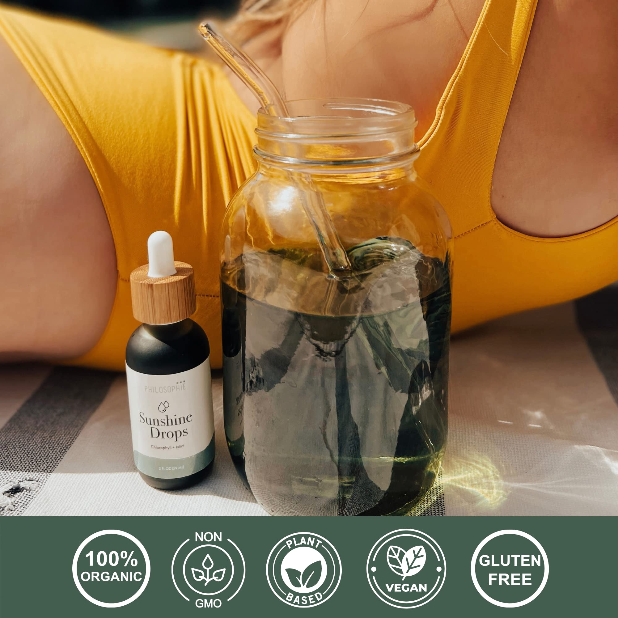 Philosophie Liquid Chlorophyll Drops 2oz ingredients