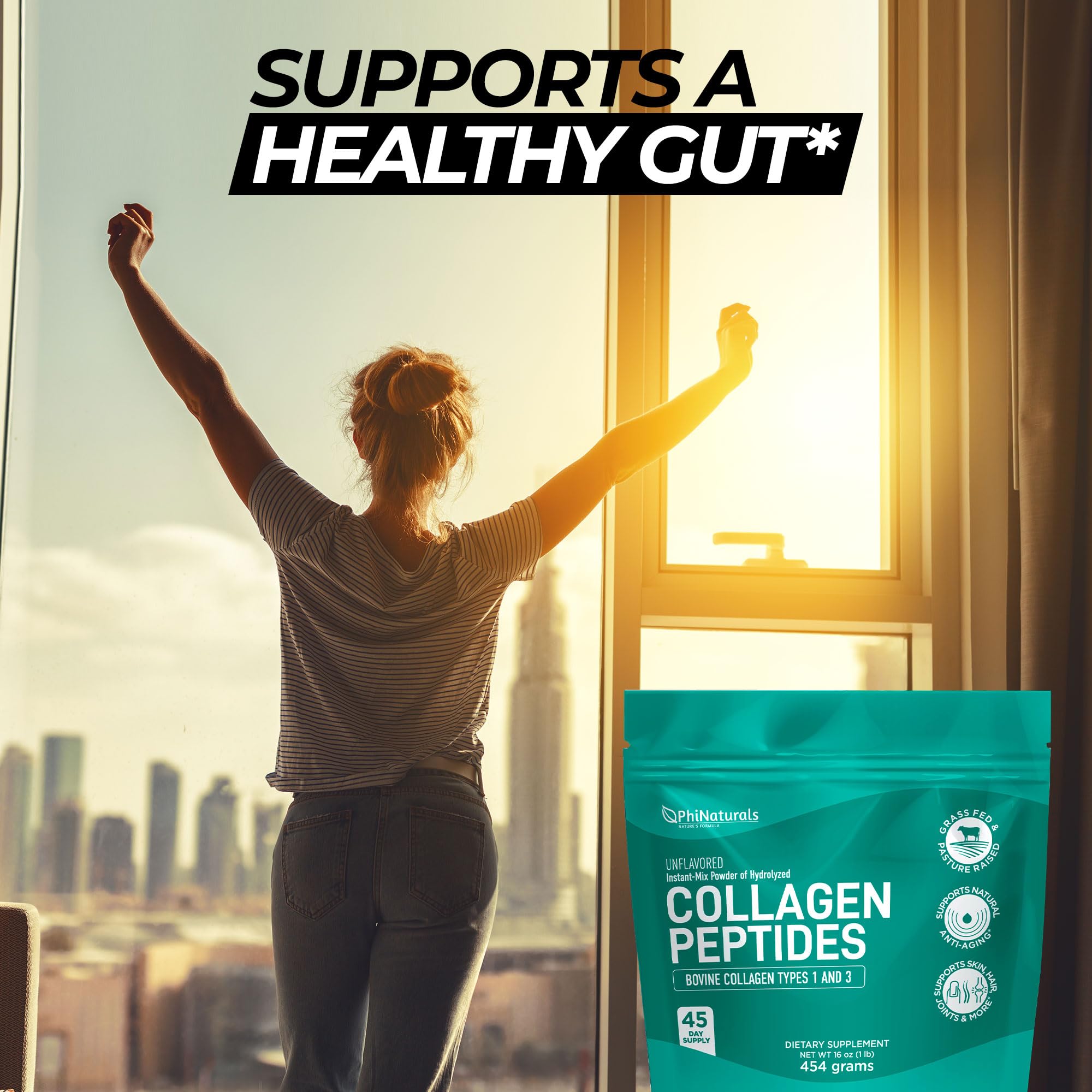 PhiNaturals Collagen Peptides Powder ingredients list