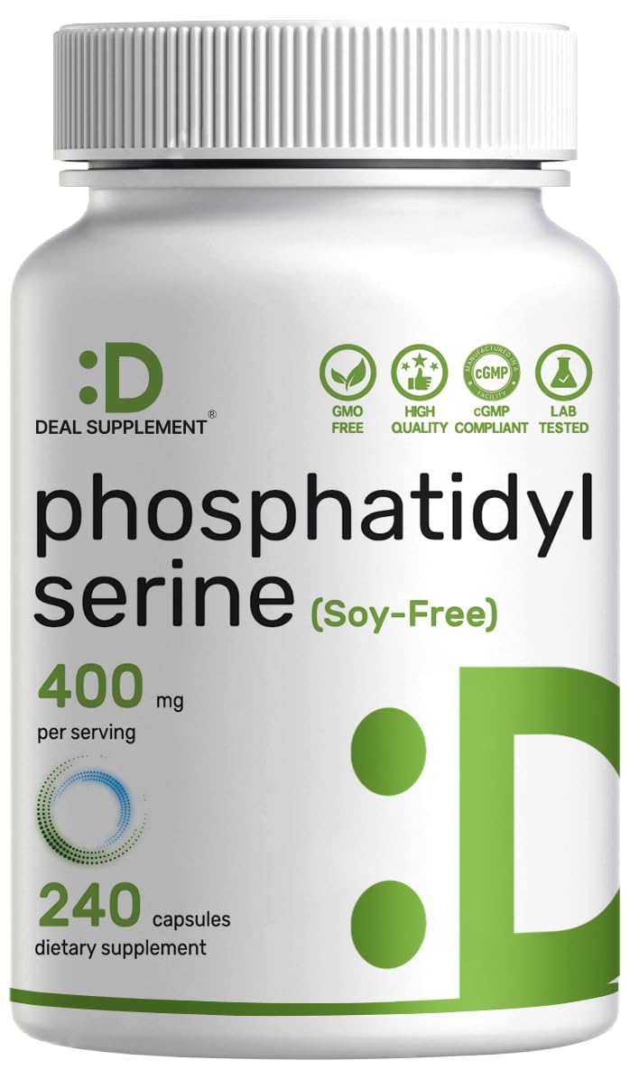 Phosphatidylserine Capsules 400mg front view