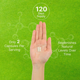 Phosphatidylserine Capsules 400mg on a wooden surface