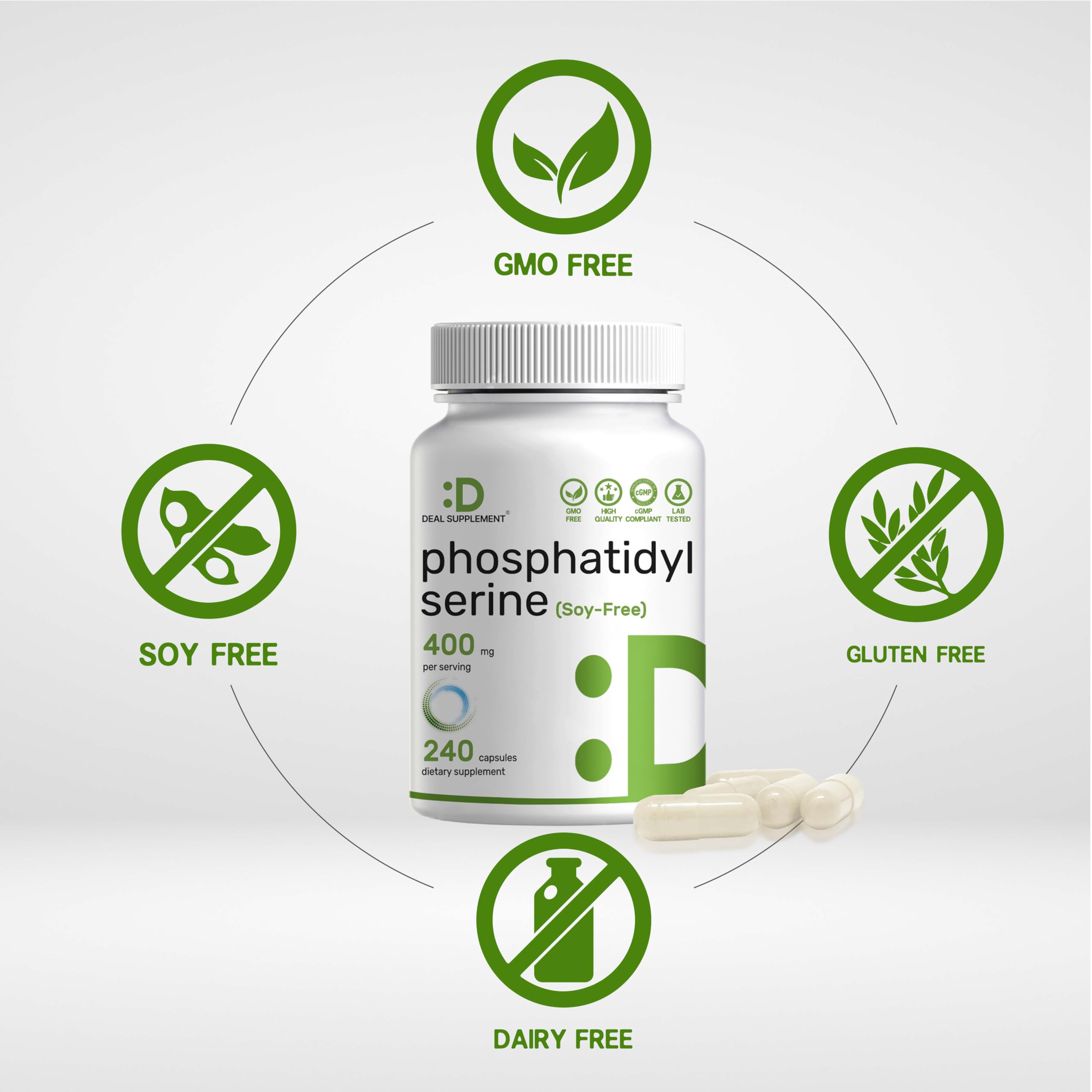 Phosphatidylserine Capsules 400mg packaging