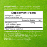Phosphatidylserine Capsules 400mg side view