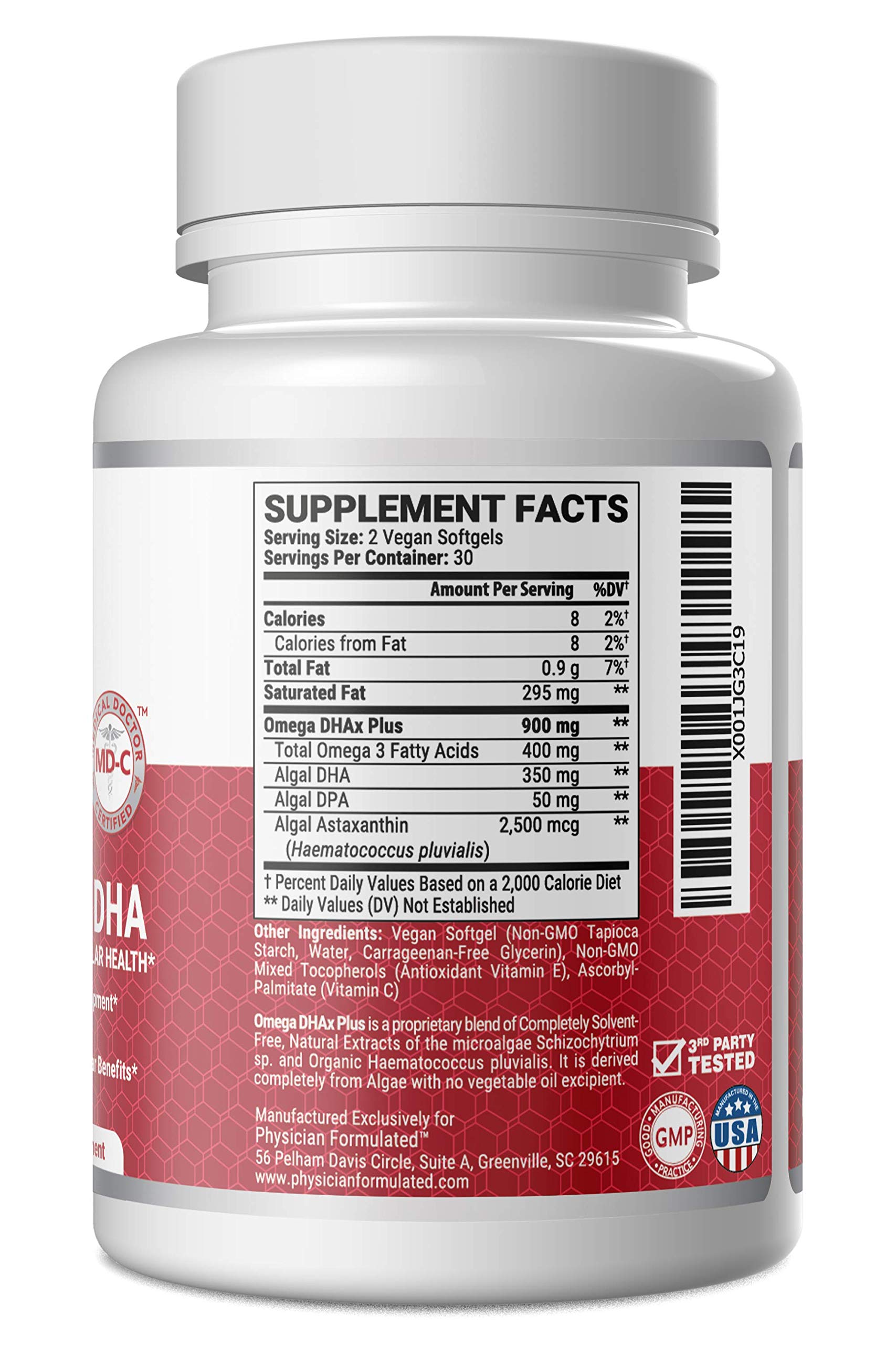 Physician Formulated Vegan Omega DHA/DPA Capsules in a lifestyle setting