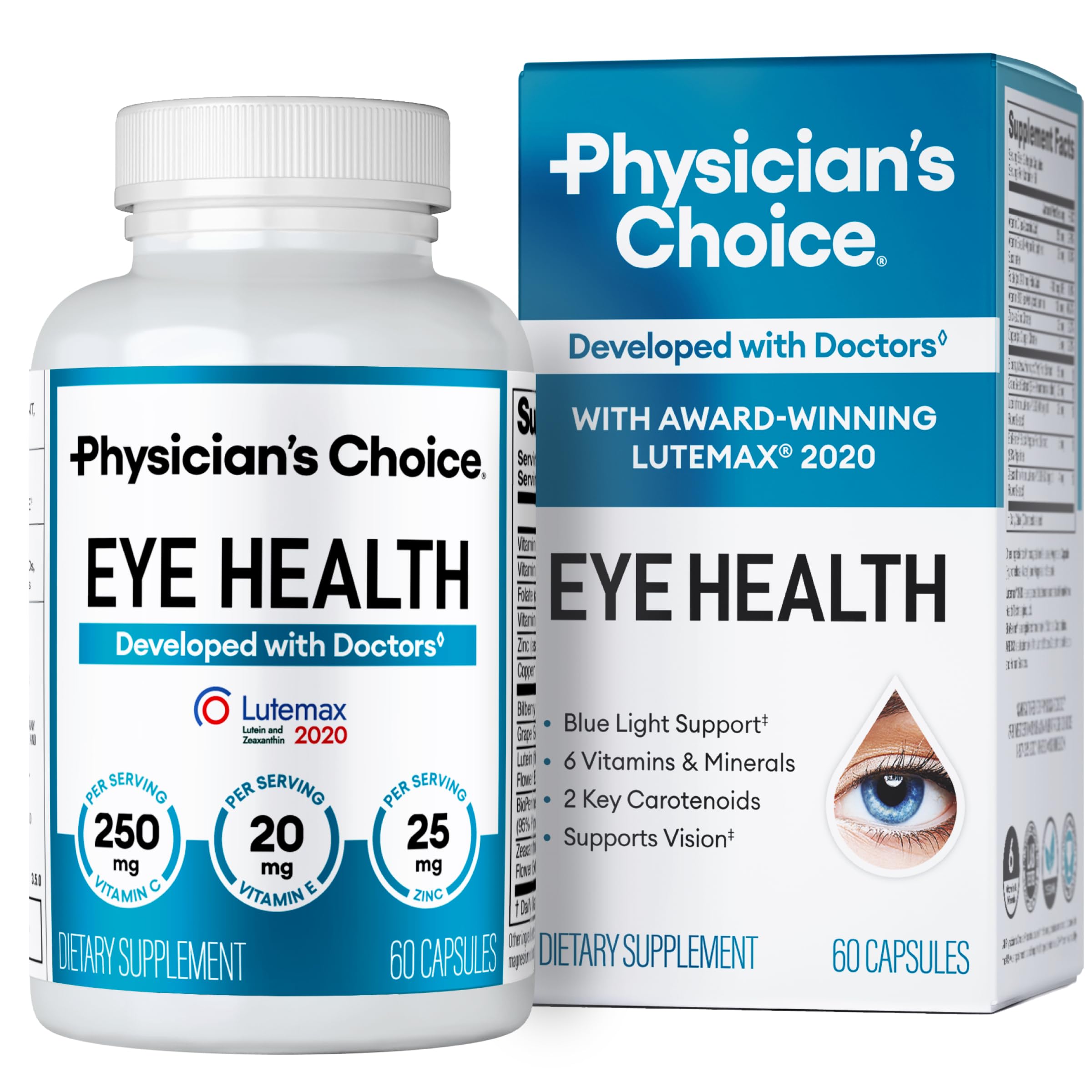 Physician's CHOICE AREDS 2 Eye Support Vitamins bottle front view