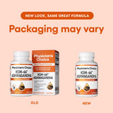 Physician's CHOICE Ashwagandha KSM-66 capsules close-up