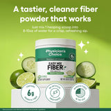 Physician's CHOICE Cucumber Lime Easy Mix Fiber powder in a glass