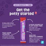 Physician's CHOICE Kids Prebiotic + Fibre Supplement stick pack open