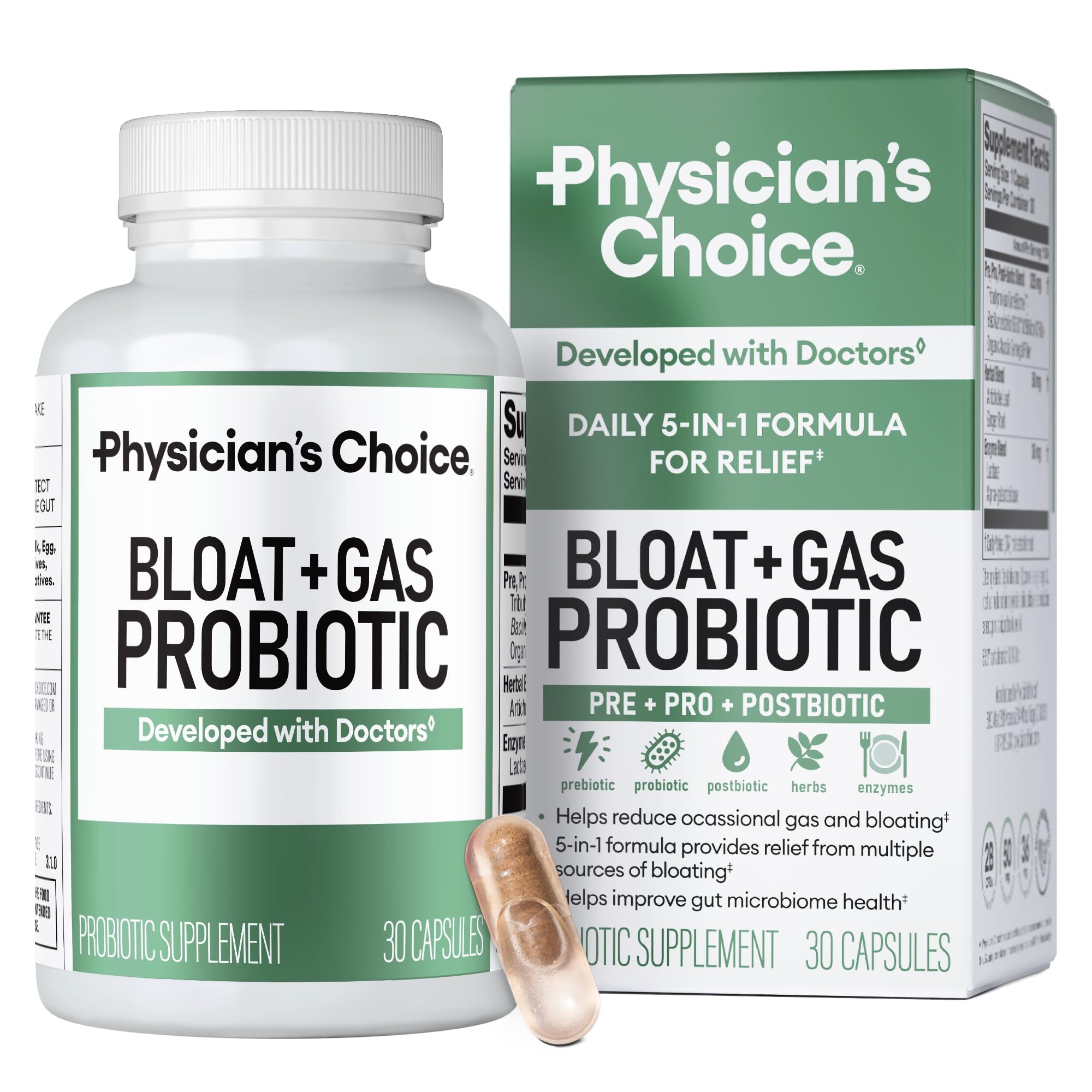 Physician's CHOICE Lactase Enzyme Supplement 50g front view