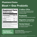 Physician's CHOICE Lactase Enzyme Supplement with herbal blend