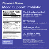 Physician's CHOICE Mood Probiotic bottle with natural background