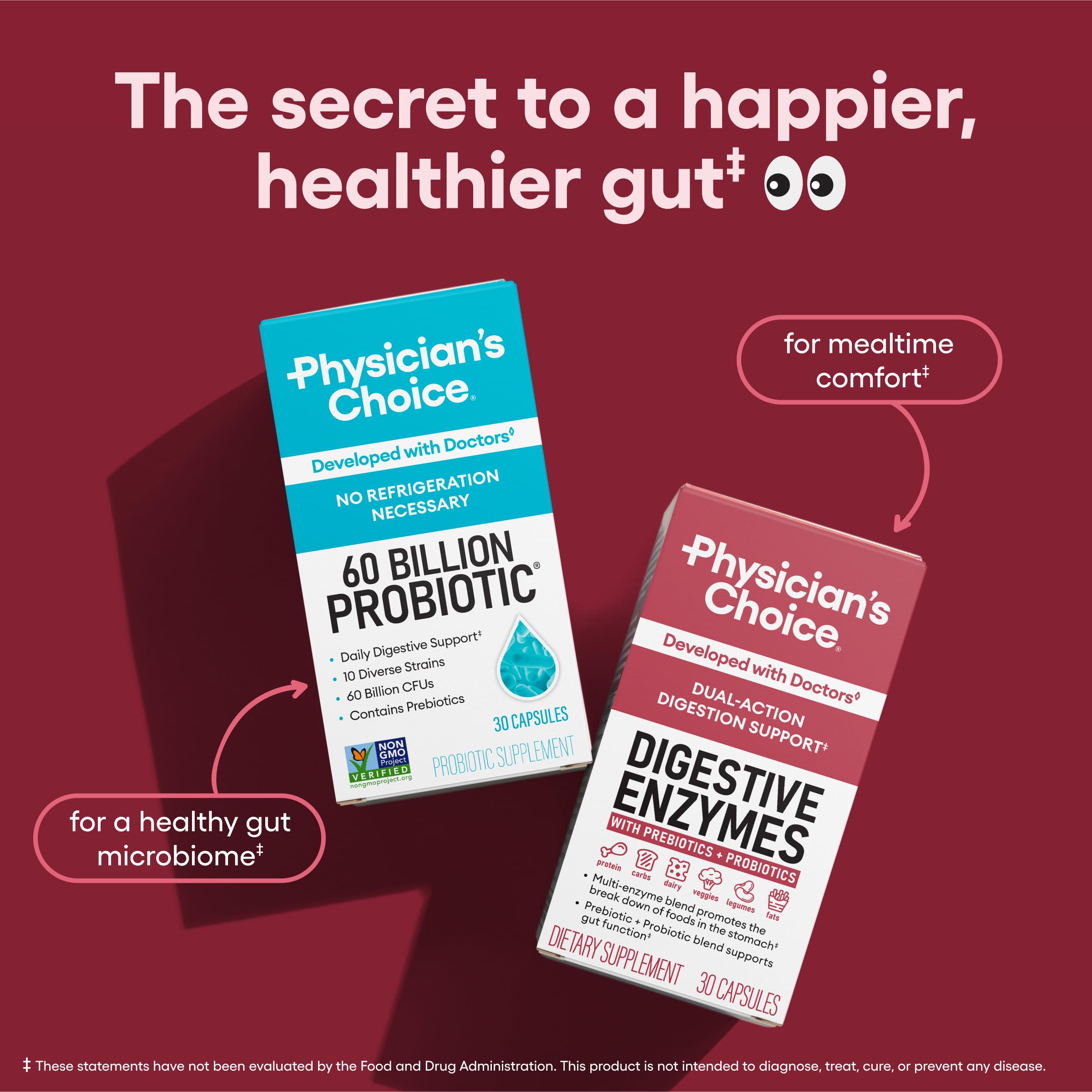 Physician's CHOICE Multi-Enzyme Supplement ingredients list