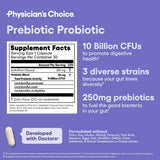 Physician's CHOICE Prebiotic Probiotic Combo 68g bottle on a kitchen counter