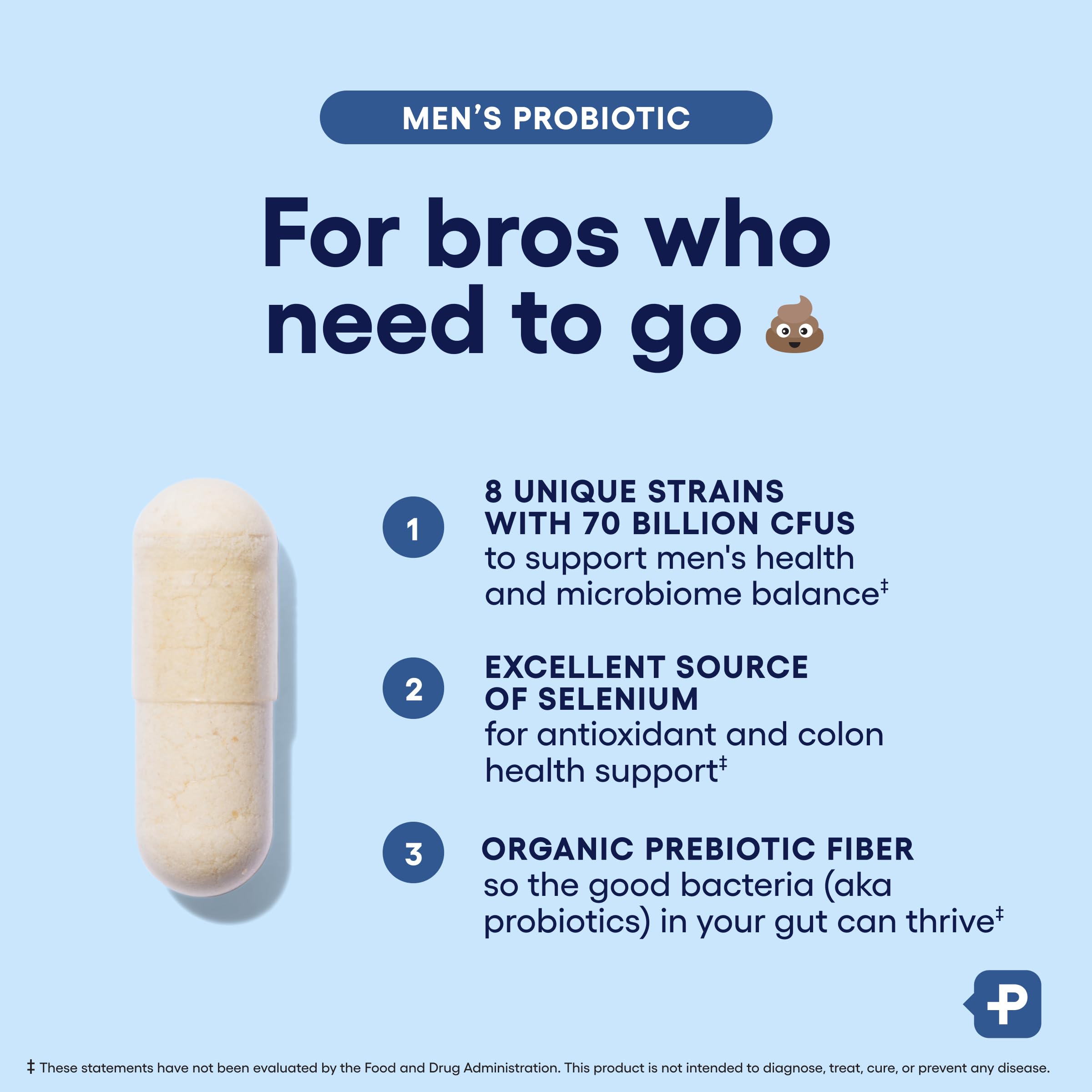 Physician's CHOICE Probiotics for Men ingredients list