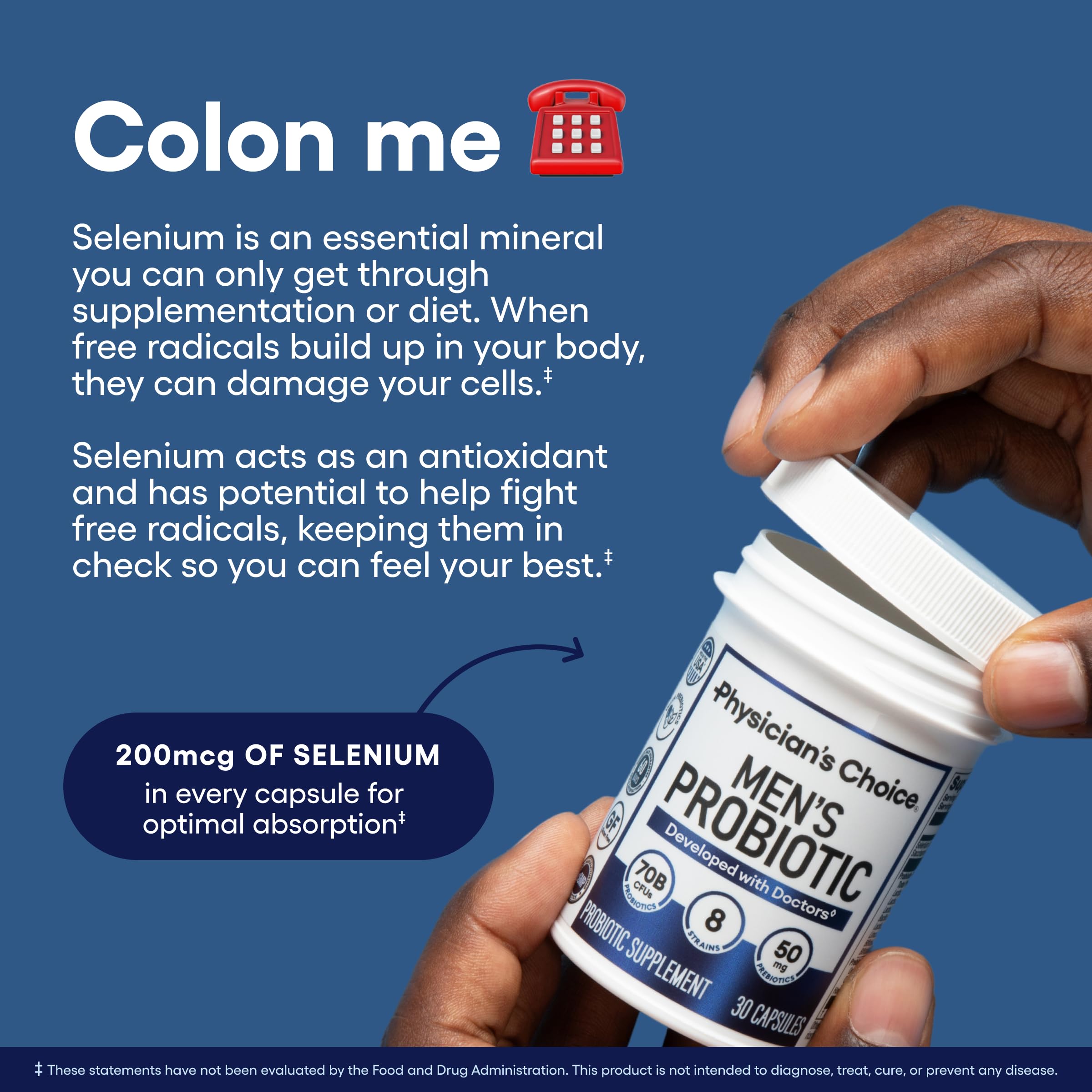 Physician's CHOICE Probiotics for Men lifestyle scene