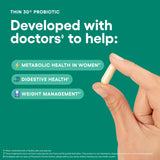 Physician's CHOICE Thin30 Probiotic Fat Burner back view