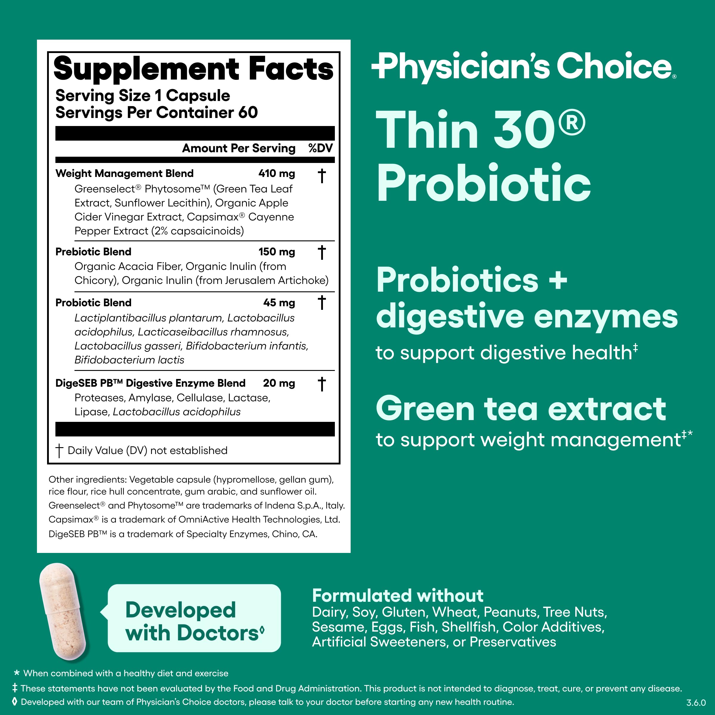Physician's CHOICE Thin30 Probiotic Fat Burner lifestyle scene