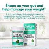 Physician's CHOICE Thin30 Probiotic Fat Burner side view