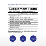Physician's Strength Oregacillin Multi-Spice Extract capsule bottle side view