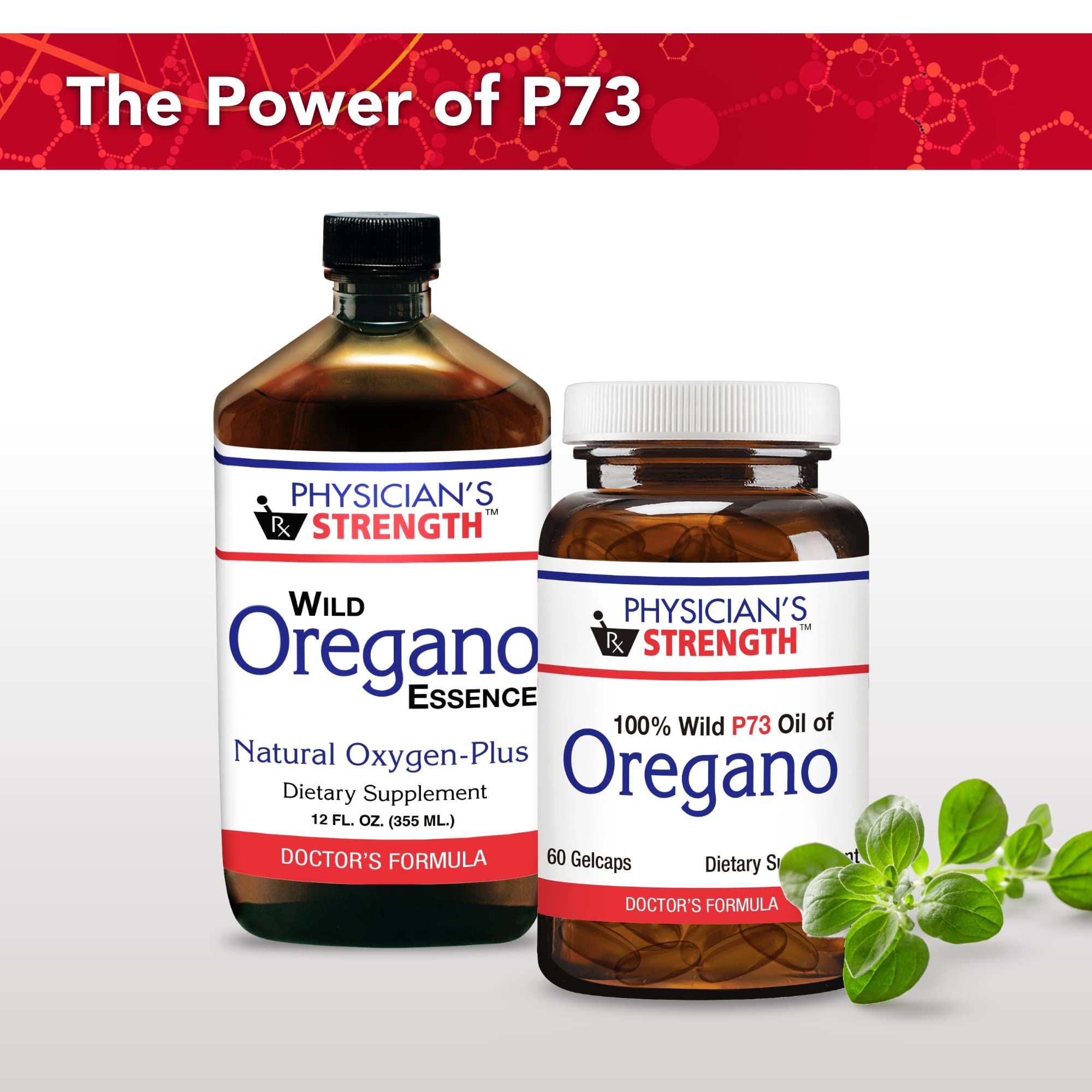 Physician's Strength Oregano Oil P73 ingredients list