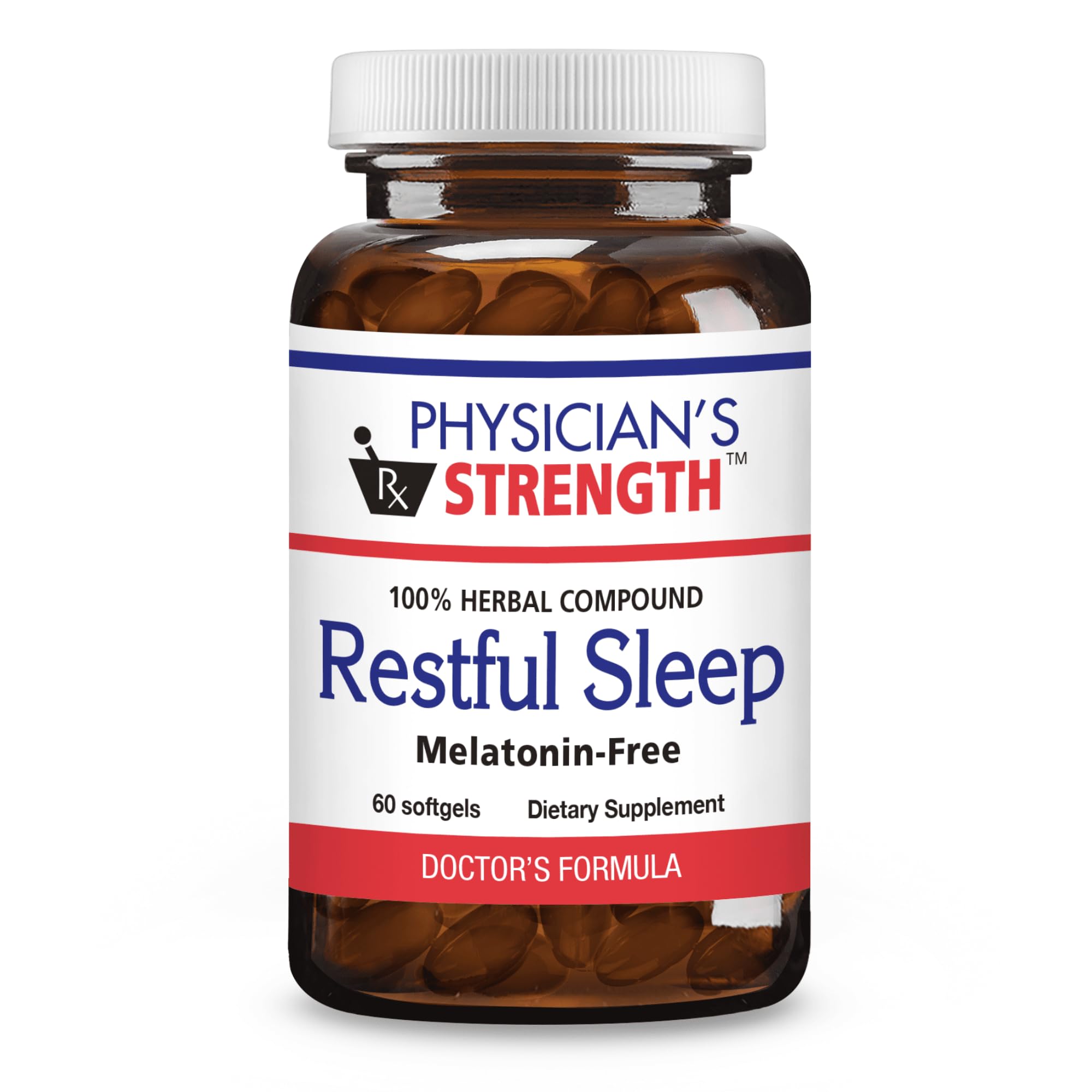 Physician's Strength Restful Sleep Softgels front view