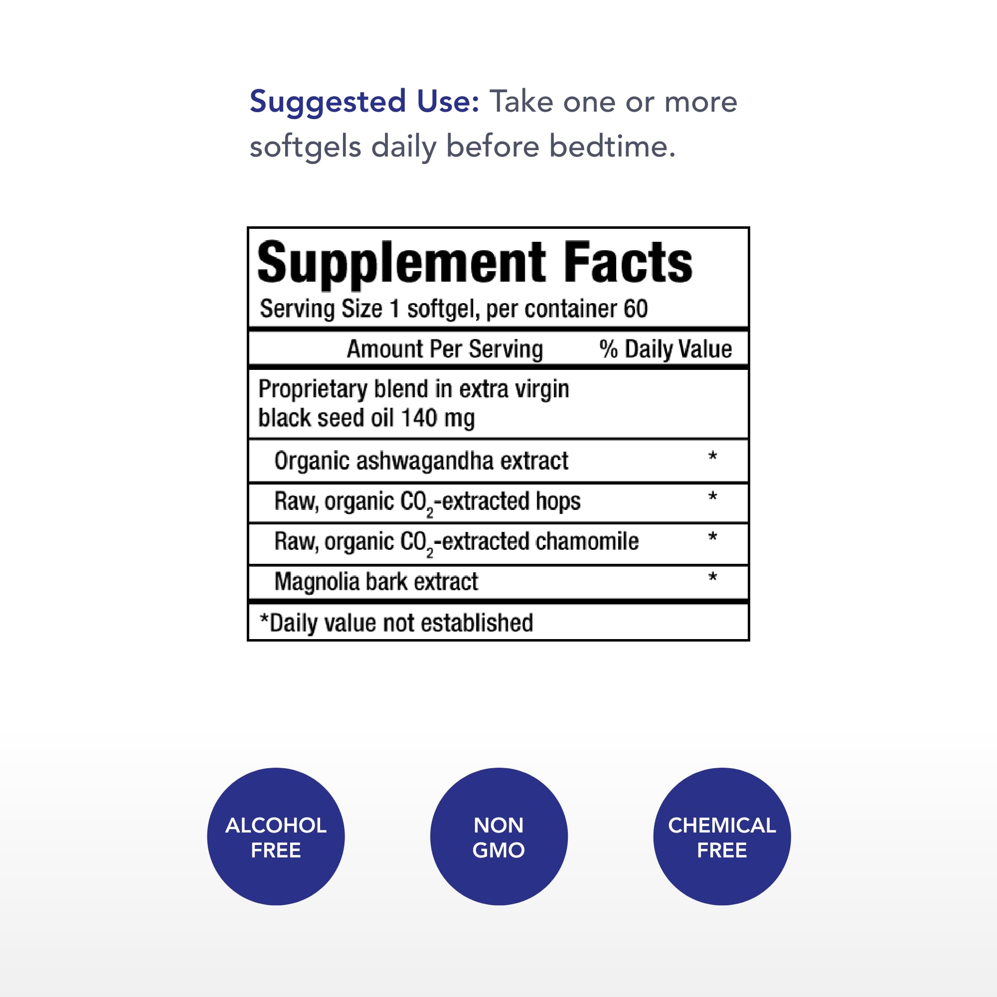 Physician's Strength Restful Sleep Softgels side view