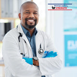 Physician's Strength Restful Sleep Softgels with ingredients displayed