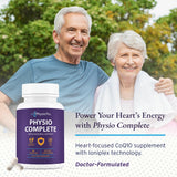 PhysioTru CoQ10 Supplement 150mg bottle side view