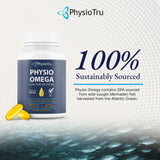 PhysioTru Omega-3 Fish Oil Supplement with citrus flavour
