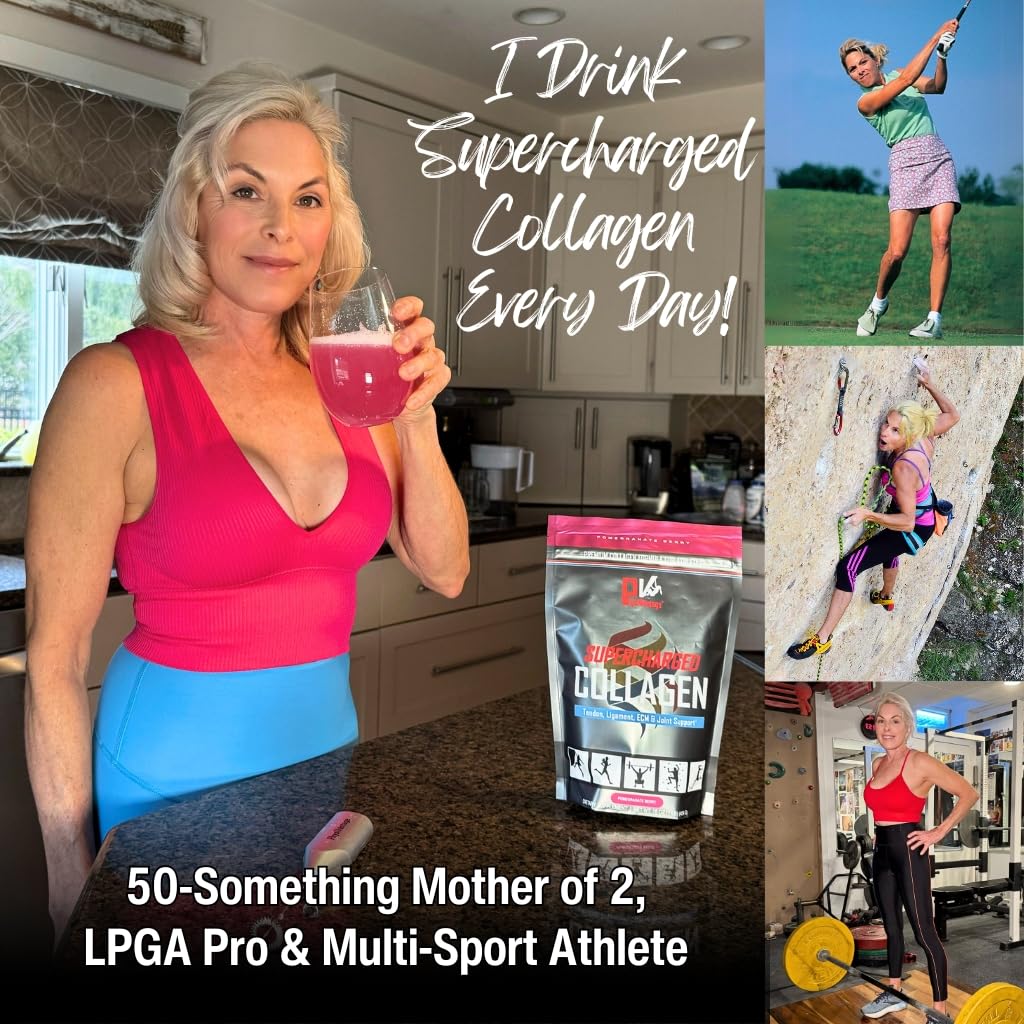 PhysiVantage Supercharged Collagen 454g lemon honey tea flavour
