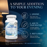 Phytage Labs Fast Asleep 911 capsules in hand