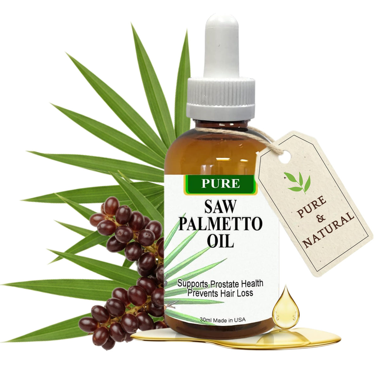 PHYTO LIFE Saw Palmetto Oil 30g bottle front view