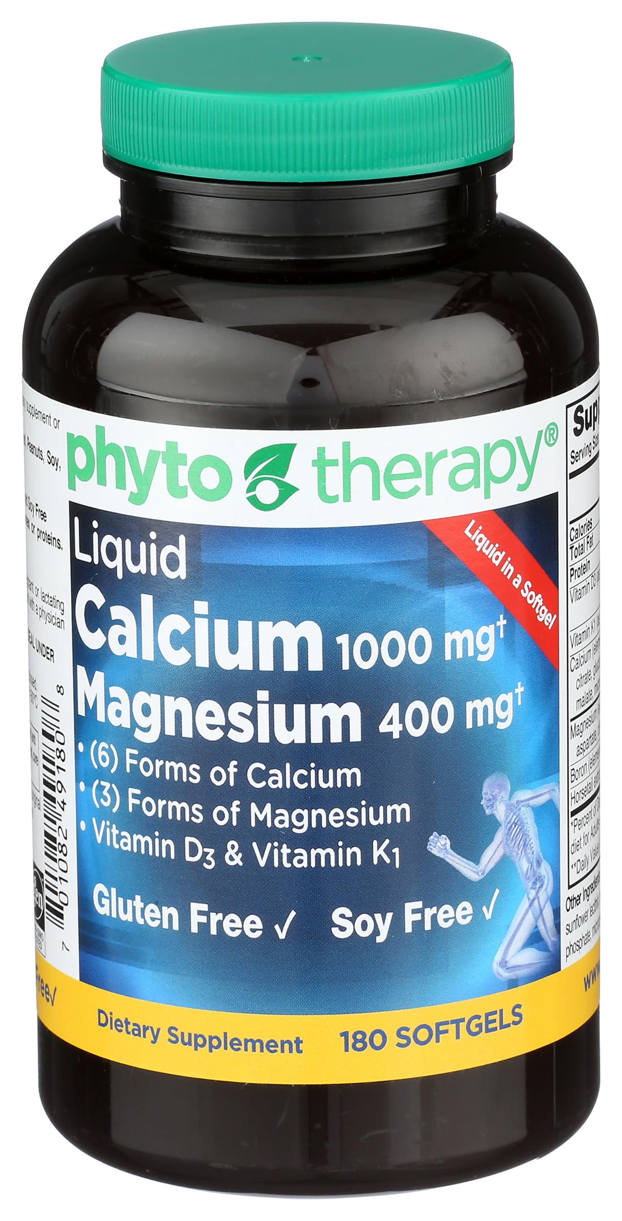 Phyto-Therapy Liquid Calcium with Magnesium 400mg front view