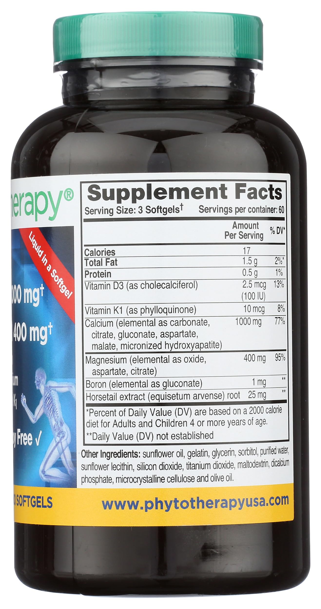 Phyto-Therapy Liquid Calcium with Magnesium 400mg multi-pack