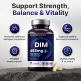 PHYTOCHOICE DIM Supplement for Men 350mg side view of bottle