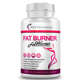 PHYTOCHOICE Fat Burner Supplement front view with green tea and raspberry ketones